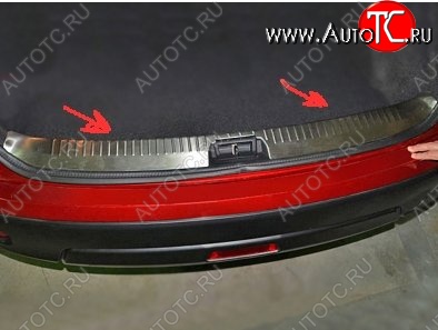 4 749 р. Металлический порожек в багажник автомобиля СТ Nissan Qashqai 1 J10 рестайлинг (2010-2013)