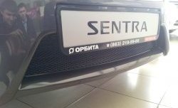 1 799 р. Сетка на бампер Novline  Nissan Sentra  7 (2014-2017). Увеличить фотографию 1