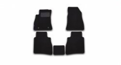 629 р. Комплект ковриков в салон (седан) Element 5 шт. (текстиль)  Nissan Sentra  7 (2014-2017). Увеличить фотографию 1