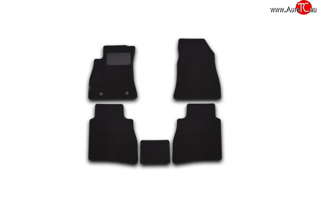 629 р. Комплект ковриков в салон (седан) Element 5 шт. (текстиль)  Nissan Sentra  7 (2014-2017)