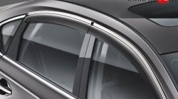 999 р. Комплект дефлекторов окон (ветровиков) 4 шт. Russtal Nissan Teana 3 L33 дорестайлинг (2014-2020). Увеличить фотографию 1