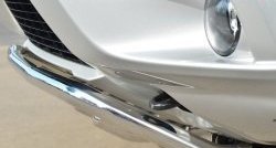 15 649 р. Одинарная защита переднего бампера из трубы диаметром 42 мм с зубьями Russtal Nissan Teana 3 L33 дорестайлинг (2014-2020). Увеличить фотографию 3