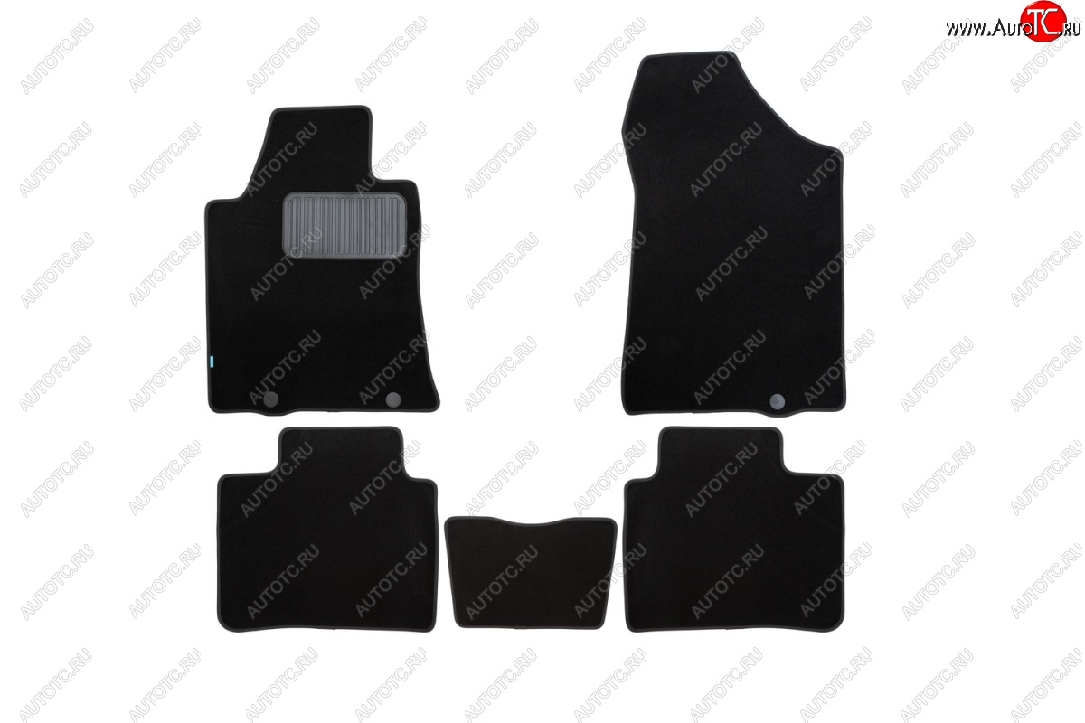5 449 р. Коврики салона (текстиль) Klever Premium  Nissan Teana  3 L33 (2014-2020) (Чёрные)