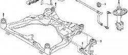 1 229 р. Полиуретановый сайлентблок нижнего рычага передней подвески (задний) Точка Опоры  Nissan Teana  2 J32 (2008-2011). Увеличить фотографию 2