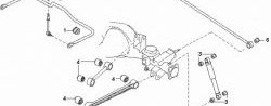 429 р. Полиуретановая втулка стабилизатора задней подвески Точка Опоры  Nissan Terrano  WD21 (1985-1995). Увеличить фотографию 2