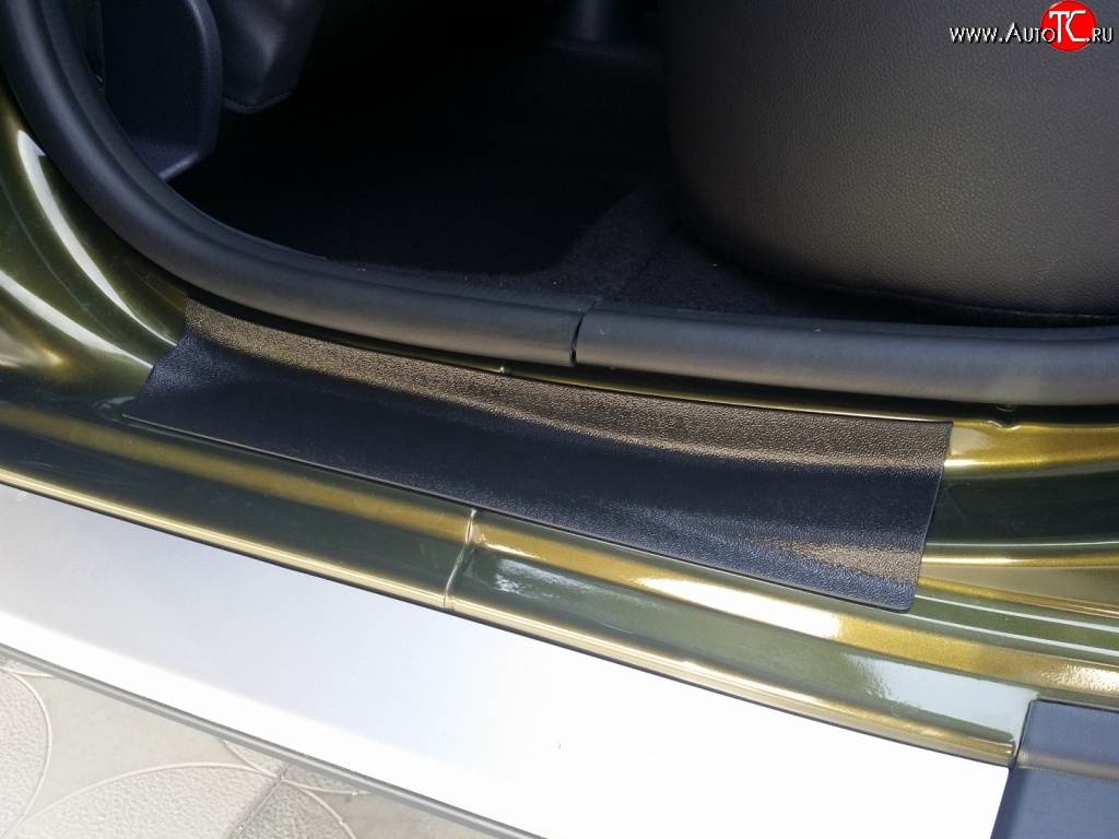 1 249 р. Накладки порога Kart RS в проемы дверей Nissan Terrano D10 рестайлинг (2016-2022) (Комлект на 4 проема)
