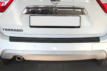 1 059 р. Накладка защитная на задний бампер Petroil Tuning Nissan Terrano D10 рестайлинг (2016-2022) (Текстурная поверхность). Увеличить фотографию 2