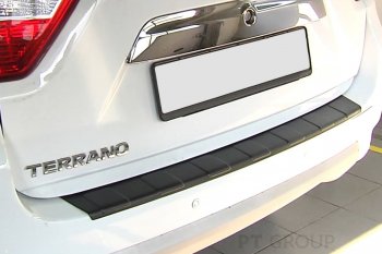 1 059 р. Накладка защитная на задний бампер Petroil Tuning  Nissan Terrano  D10 (2013-2022) (Текстурная поверхность). Увеличить фотографию 3