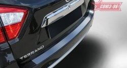 1 574 р. Накладка на задний бампер Souz-96  Nissan Terrano  3 D10 (2013-2023). Увеличить фотографию 2