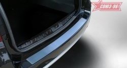 Накладка на задний бампер Souz-96 Nissan Terrano 3 D10 дорестайлинг (2013-2016)