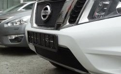 1 229 р. Нижняя сетка на бампер Russtal (черная) Nissan Terrano D10 рестайлинг (2016-2022). Увеличить фотографию 3