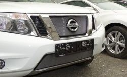 1 299 р. Нижняя сетка на бампер Russtal (хром)  Nissan Terrano  D10 (2013-2022). Увеличить фотографию 3