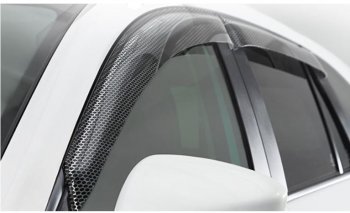 2 399 р. Дефлектора окон CA-Plastiс  Nissan Terrano  D10 (2013-2022) (Серия Art черная). Увеличить фотографию 2