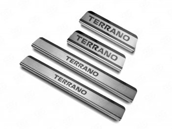 Пороги накладки Russtal Nissan (Нисан) Terrano (Террано)  D10 (2013-2022) D10 дорестайлинг, рестайлинг