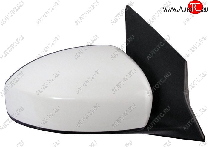 4 399 р. Боковое правое зеркало заднего вида SAT (обогрев, 5 контактов)  Nissan Tiida  2 хэтчбек (2015-2016) (Неокрашенное)