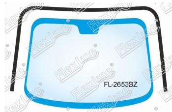 Молдинг лобового стекла FlexLine Nissan Tiida 1 седан C11 дорестайлинг (2007-2010)
