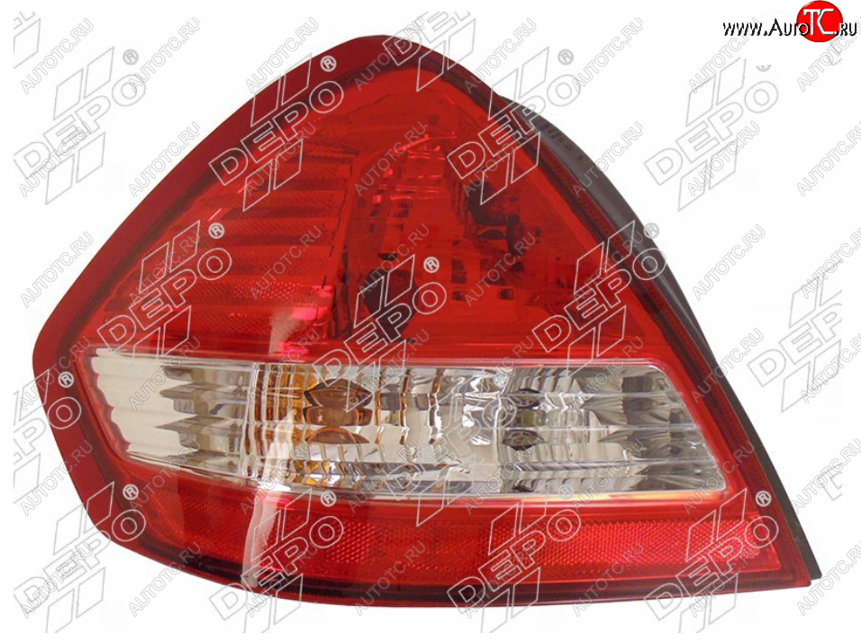 5 999 р. Левый фонарь задний DEPO Nissan Tiida 1 седан C11 дорестайлинг (2007-2010)