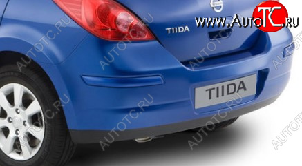 23 499 р. Задний бампер на NISSAN Nissan Tiida 1 хэтчбек C11 дорестайлинг (2007-2010) (Неокрашенный)