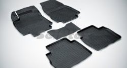 4 499 р. Износостойкие коврики в салон с высоким бортом SeiNtex Premium 4 шт. (резина)  Nissan Tiida  2 хэтчбек (2011-2019). Увеличить фотографию 1