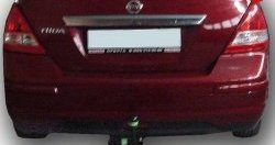 6 999 р. Фаркоп (седан) Лидер Плюс Nissan Tiida 1 седан C11 рестайлинг (2010-2014) (Без электропакета). Увеличить фотографию 1