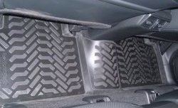 1 499 р. Комплект ковриков в салон Aileron 4 шт. (полиуретан, 3D с подпятником)  Nissan X-trail  3 T32 (2013-2022). Увеличить фотографию 2
