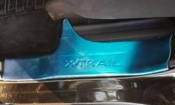 8 599 р. Накладки на порожки автомобиля CT v1  Nissan X-trail  3 T32 (2017-2022). Увеличить фотографию 1