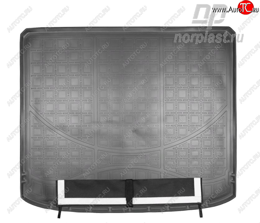 2 779 р. Коврик багажника Norplast Unidec  Nissan X-trail  2 T31 (2010-2015) (Черный, с погрузочным ковриком (фартуком))
