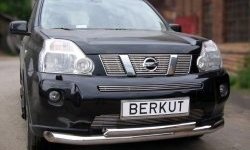 5 799 р. Декоративная вставка воздухозаборника Berkut  Nissan X-trail  2 T31 (2007-2011). Увеличить фотографию 1