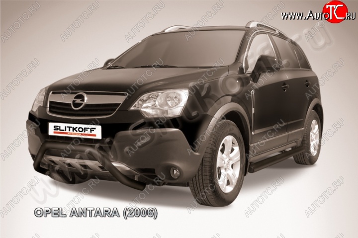 12 449 р. Кенгурятник d57 низкий мини  Opel Antara (2006-2010) (Цвет: серебристый)