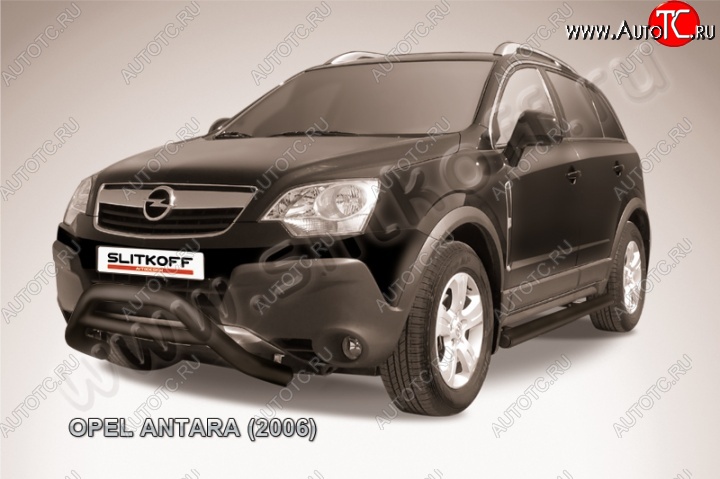 18 549 р. Кенгурятник d76 низкий  Opel Antara (2006-2010) (Цвет: серебристый)