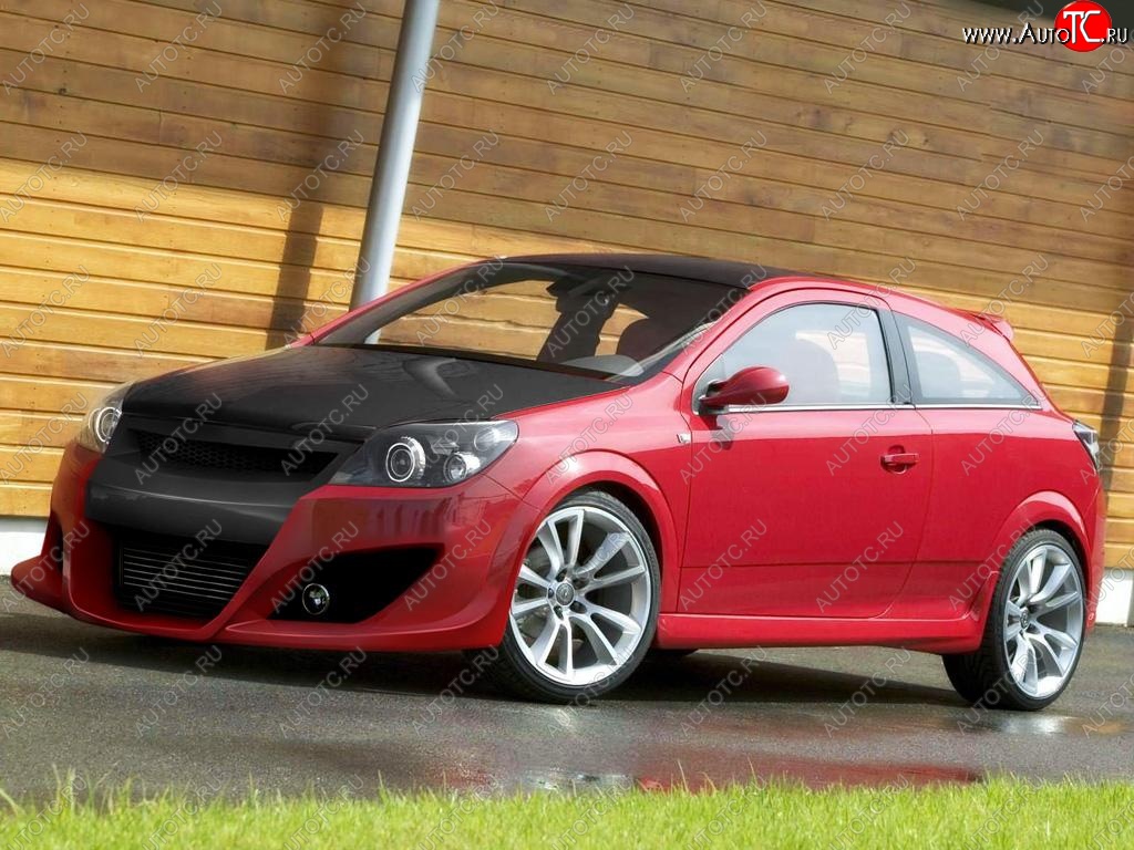 27 899 р. Передний бампер EVO Opel Astra H GTC хэтчбек 3 дв. дорестайлинг (2004-2007)