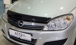 2 399 р. Дефлектор капота NovLine  Opel Astra  H (2004-2015). Увеличить фотографию 1