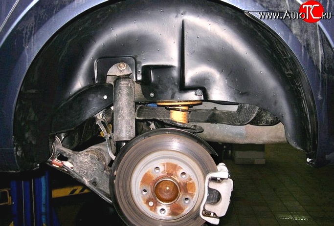 2 299 р. Задний левый подкрылок NovLine Opel Astra H седан дорестайлинг (2004-2007)