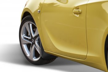979 р. Передние брызговики NovLine 2 шт  Opel Astra  J GTC (2011-2018). Увеличить фотографию 2