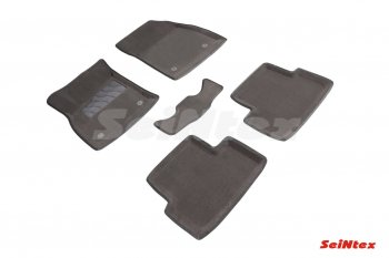 3 799 р. Комплект ворсовых ковриков в салон Seintex (3D) Opel Astra J универсал рестайлинг (2012-2017) (Черный). Увеличить фотографию 1