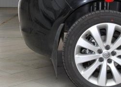 1 119 р. Задние брызговики NovLine 2 шт. (хетчбек)  Opel Astra  J (2009-2012). Увеличить фотографию 2