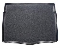 1 249 р. Коврик в багажник (хетчбек) Aileron (полиуретан, покрытие Soft)  Opel Astra  J (2009-2017). Увеличить фотографию 1