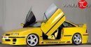 7 099 р. Комплект механизмов ламбо дверей АвтоТК Opel Calibra A (1990-1997) (Без газовых упоров). Увеличить фотографию 1