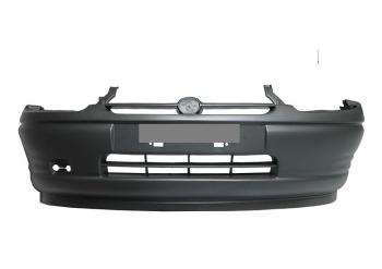 4 949 р. Бампер передний (с решёткой и спойлером) POLCAR Opel Combo B (1994-2001) (Неокрашенный). Увеличить фотографию 1