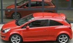 3 699 р. Пороги накладки OPC Opel Corsa D дорестайлинг, хэтчбэк 3 дв. (2006-2010) (Неокрашенные). Увеличить фотографию 1