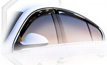 2 169 р. Дефлектора окон CA-Plastiс  Opel Insignia  A (2008-2013) (Classic полупрозрачный, Без хром.молдинга). Увеличить фотографию 1
