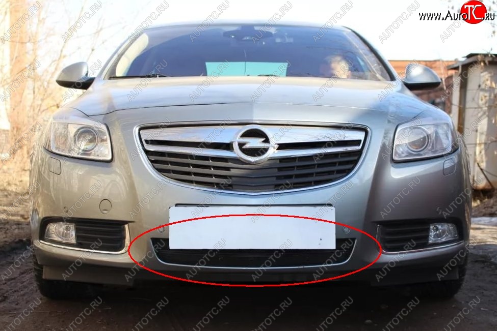 1 229 р. Защитная решётка в воздуховод автомобиля (дорестайлинг) Russtal (черная)  Opel Insignia  A (2008-2013)