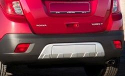 17 199 р. Накладка на задний бампер CT  Opel Mokka (2012-2016) (Неокрашенная). Увеличить фотографию 1