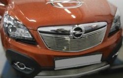 5 199 р. Декоративная вставка решетки радиатора Berkut Opel Mokka  дорестайлинг (2012-2016). Увеличить фотографию 1