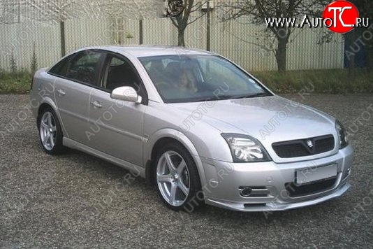 5 749 р. Накладка на передний бампер CT Opel Vectra C лифтбэк дорестайлинг (2002-2006) (Неокрашенная)