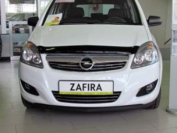 2 399 р. Дефлектор капота SIM  Opel Zafira  В (2005-2015). Увеличить фотографию 1