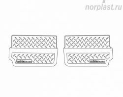 929 р. Комплект ковриков в салон Norplast (3 ряд)  Opel Zafira  В (2005-2015). Увеличить фотографию 1