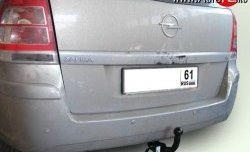 6 799 р. Фаркоп Лидер Плюс  Opel Zafira  A (1999-2006) (Без электропакета). Увеличить фотографию 1