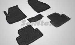 4 599 р. Износостойкие коврики в салон с высоким бортом SeiNtex Premium 4 шт. (резина)  Opel Zafira  С (2011-2016). Увеличить фотографию 1