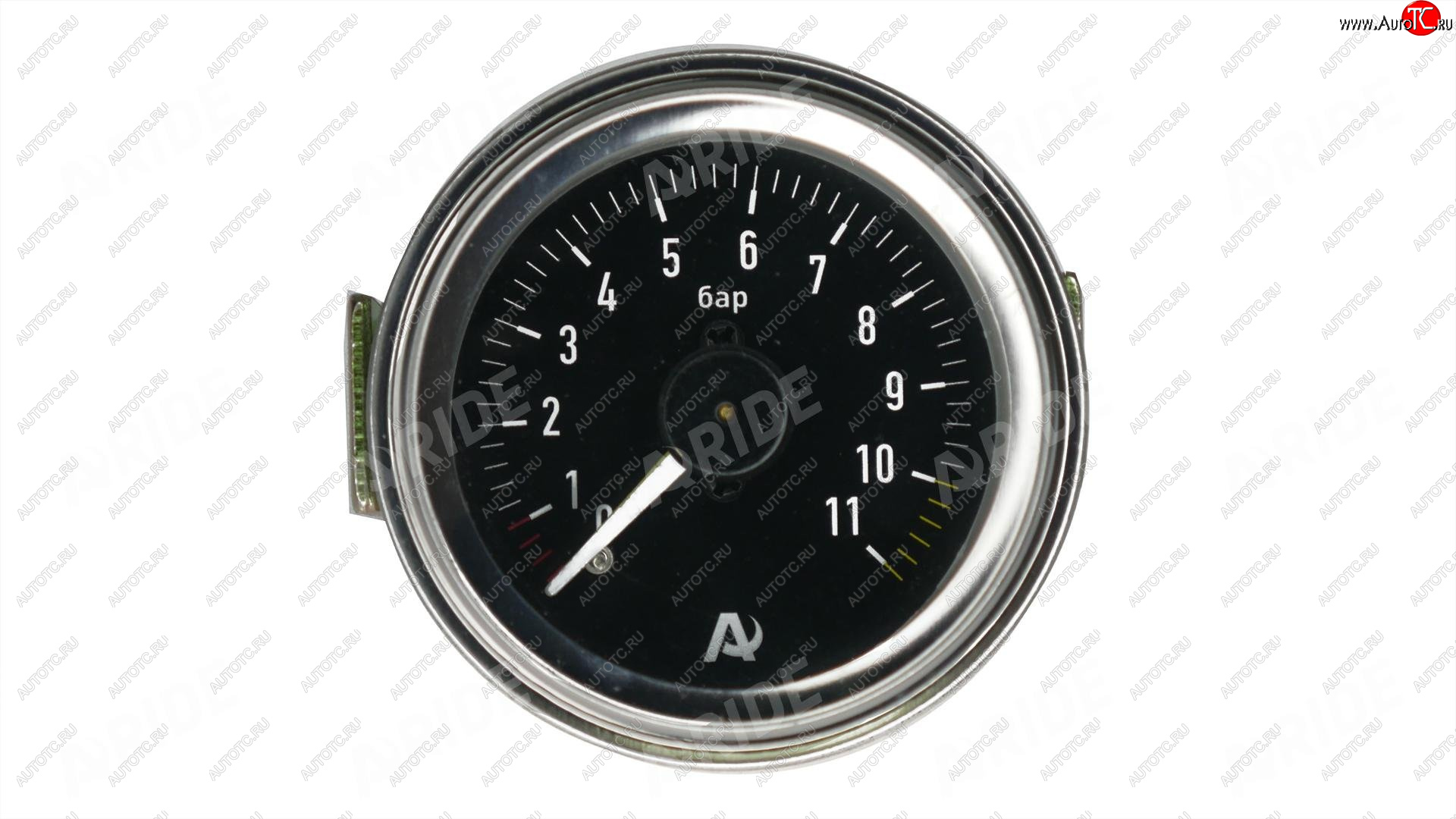 Манометр ARIDE 53 мм, 2х11 бар (160 PSI), 2, черный 2 да 11 53  м 53 2 11